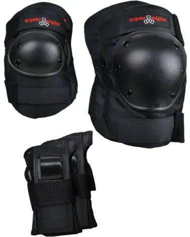 PROTECCIONES TRIPLE EIGHT SAVER 3-PACK NEGRO MULTICOLOR