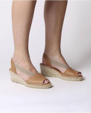 TONI PONS ALPARGATAS MUJER MODELO TEIDE P COLOR MARRON CUIRO