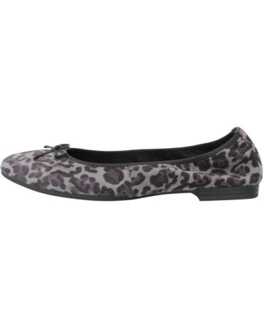 TAMARIS BALLERINAS MODEL 22116 GREY LEOPARD ANIMAL PRINT GRYLEOP