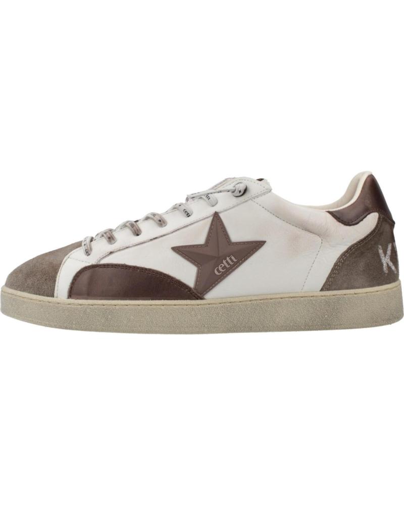 CETTI SNEAKERS C1342 INV26 WHITE BROWN STLBLC STLBLC