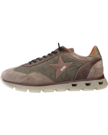 ZAPATILLAS CETTI C1385 INV26 VERDE CAQUI MARRÓN KAKI