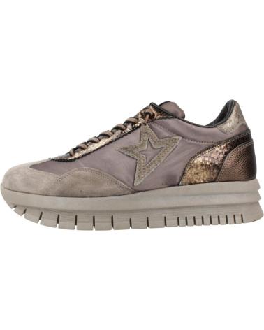 CETTI 170097 ROSTBRAUN MIT PLATEAUSOHLE UND METALLIC-DETAILS OXIDO