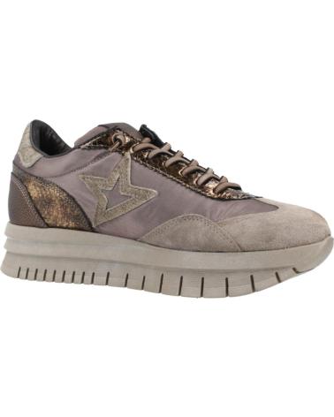 CETTI 170097 ROSTBRAUN MIT PLATEAUSOHLE UND METALLIC-DETAILS OXIDO