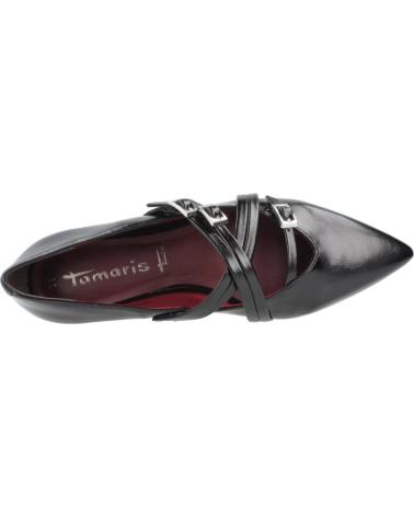 TAMARIS BALLERINAS MODEL 22160-45 BLACK BLACK