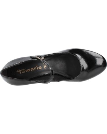 TAMARIS MARY JANE SHOES MODEL 22462 45 BLACK PATENT BLACK