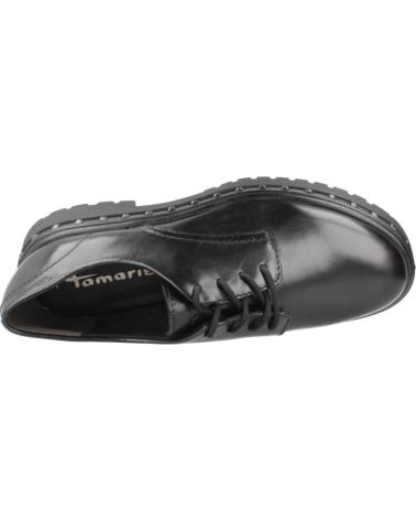 SAPATOS DE ATACADORES TAMARIS MODELO 23748 45 PRETO BLUCHER SOLA TRATORADA BLACK