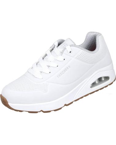 TÊNIS CASUAIS SKECHERS BRANCOS BLANCO