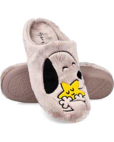 CHINELOS DE CASA GARZON SNOOPY PARA MULHER - ROSA ROSA