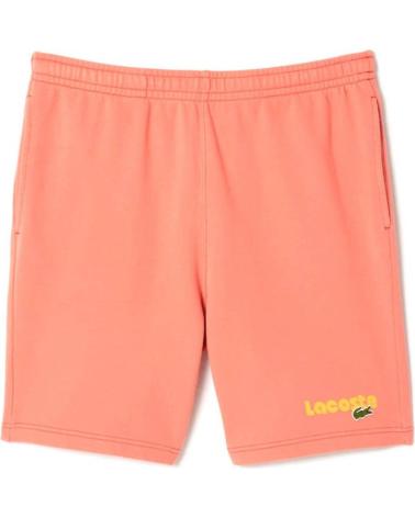 PANTALÓN CORTO LACOSTE SIERRA RED NARANJA SALMÓN MULTICOLOR