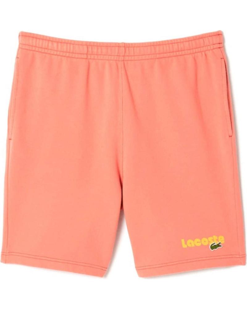 PANTALÓN CORTO LACOSTE SIERRA RED NARANJA SALMÓN MULTICOLOR