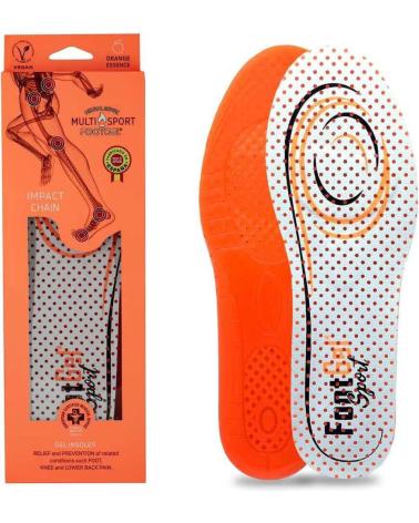 FOOTGEL PLANTILLAS DE GEL SPORT USO DIARIO HOMBRE PACK 1 UND CONFORT BLANCO