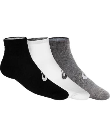 ASICS CALCETINES 3PPK QUARTER 3-PAR BLANCO GRIS NEGRO 155205-0701 MULTICOLOR