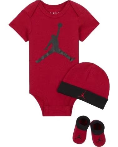 CONJUNTO BODY JORDAN JUMPMAN SET LJ0041-RK2 VERMELHO E PRETO ROJO