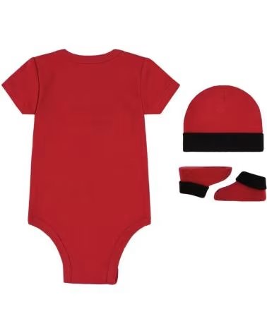 CONJUNTO BODY JORDAN JUMPMAN SET LJ0041-RK2 VERMELHO E PRETO ROJO