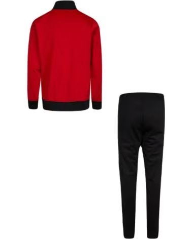 JORDAN AIR TRICOT TRAININGSANZUG FÜR JUNGEN ROTE JACKE UND SCHWARZE HOSE 55A449-KR5 NEGRO