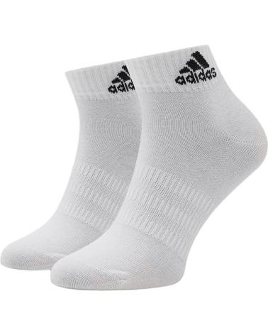ADIDAS HT3468 CALZINI ALLA CAVIGLIA BIANCHI - CONFEZIONE DA 3 WHITE