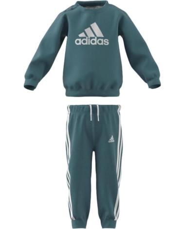 Pantalons-de-survêtement-pour-garçons-ADIDAS-CHANDAL-I-BOS-JOG-FT-BLANCO-TRACKSUIT-IK3108-VERDE