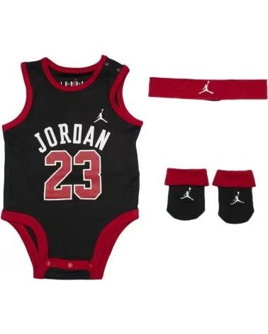 JORDAN BODY SET-3 23 MESH JERSEY NJ0598-023 NEGRO