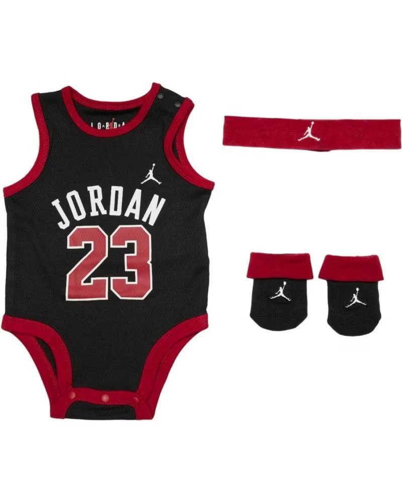 JORDAN BODY SET-3 23 MESH JERSEY NJ0598-023 NEGRO