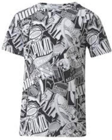 CAMISETA PUMA ALPHA AOP TEE B NEGRA 58126901 NEGRO