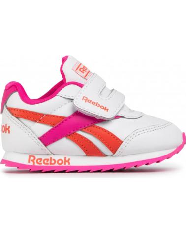 SCARPE REEBOK CLJOG 2KC FW8965 BIANCO ROSA ROSSO CLARO