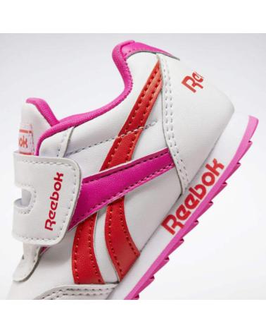 SCARPE REEBOK CLJOG 2KC FW8965 BIANCO ROSA ROSSO CLARO