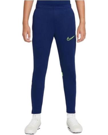 PANTALONI NIKE DRI-FIT ACADEMY 21 KPZ BLU MARINO/VERDE (CW6124-492) AZUL MARINO
