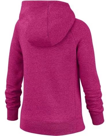 FELPA CON CAPPUCCIO NIKE SPORTSWEAR FULL ZIP FUCSIA (BV2712-615) ROSA