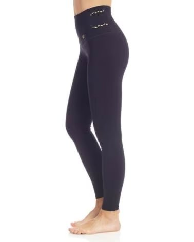 DITCHIL LEGGINGS BABYLON GOLD LG00441-586 SCHWARZ NEGRO