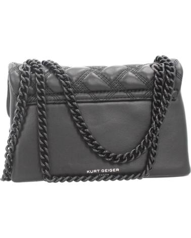 BOLSO BANDOLERA MINI KENSINGTON DRENCH NEGRO - KURT GEIGER LONDON BLACK00