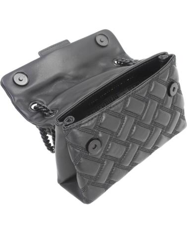 BOLSO BANDOLERA MINI KENSINGTON DRENCH NEGRO - KURT GEIGER LONDON BLACK00