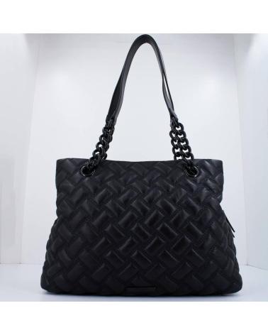 KENSINGTON QUILTED TOTE BAG BLACK - KURT GEIGER LONDON BLACK00