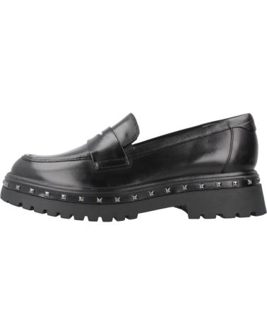 MOCASSINS TAMARIS 24767 PRETOS COM SOLA TRATORADA E TACHAS BLACK