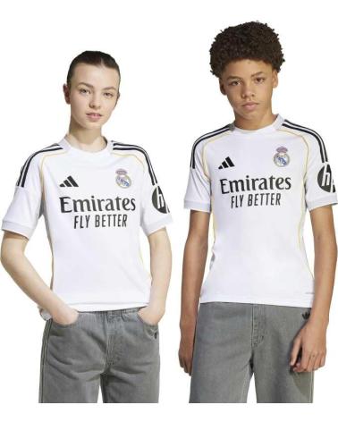 ADIDAS TEXTIL REAL H JSY Y EN COLOR PARA JUNIOR BLANCO