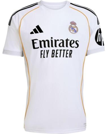 ADIDAS CAMISOLA REAL MADRID 1º EQUIPAMENTO 25-26 JJ1931 BRANCA BLANCO