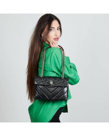 KURT GEIGER LONDON KENSINGTON X BA BLACK BAG BLACKCOMB0