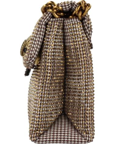 BOLSO BANDOLERA KURT GEIGER LONDON FABRIC MINI KENSINGTON ORO BEIGE BEIGE40