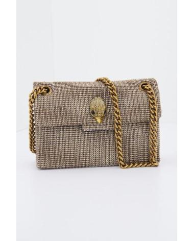 BOLSO BANDOLERA KURT GEIGER LONDON FABRIC MINI KENSINGTON ORO BEIGE BEIGE40