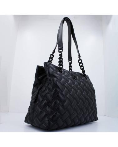 KENSINGTON QUILTED TOTE BAG BLACK - KURT GEIGER LONDON BLACK00