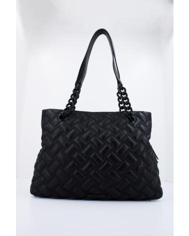 KENSINGTON QUILTED TOTE BAG BLACK - KURT GEIGER LONDON BLACK00