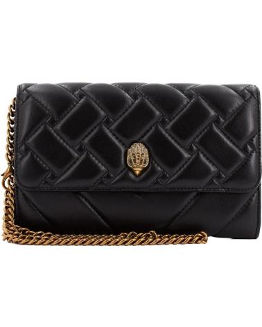 KURT GEIGER LONDON KENSINGTON CAIN CROSSBODY WALLET BLACK BLACK00