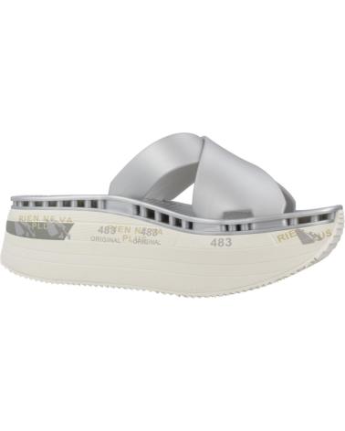 PREMIATA MOURA SILVER PLATFORM SANDAL 7458 7458