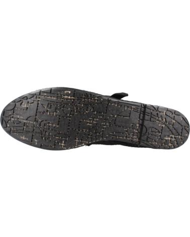 FLABELUS ISABELLA BLACK BALLERINA FLAT BLACK