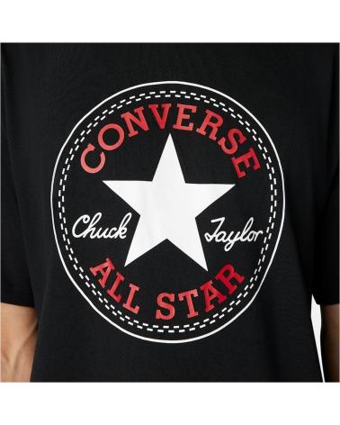 CONVERSE CHUCK PATCH BLACK T-SHIRT 10025459-A01 NEGRO