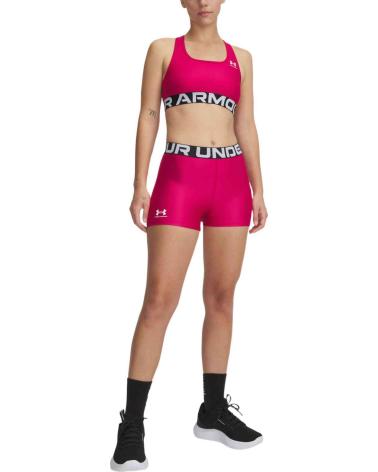 UNDER ARMOUR SHORTS MUJER HEATGEAR 1383629 ROSA