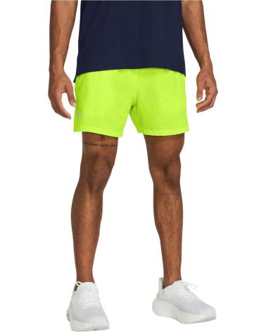 PANTALÓN CORTO DEPORTIVO UNDER ARMOUR LAUNCH 1382617-731 AMARILLO FLÚOR AMARILLO FLUOR