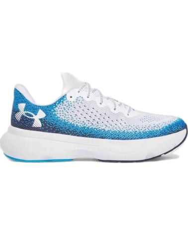 ZAPATILLAS RUNNING UNDER ARMOUR INFINITE 3027523-108 BLANCO AZUL BLANCO AZUL
