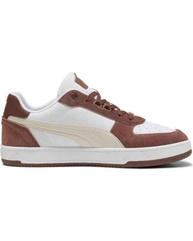 BASKETS PUMA CAVEN 2.0 LUX 395080-08 BLANC MARRON BLANCO MARRON
