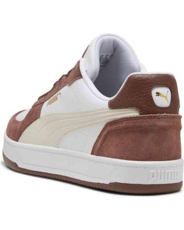 BASKETS PUMA CAVEN 2.0 LUX 395080-08 BLANC MARRON BLANCO MARRON