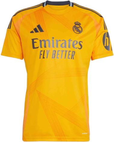 CAMISA DE FUTEBOL ADIDAS REAL MADRID LARANJA NARANJA